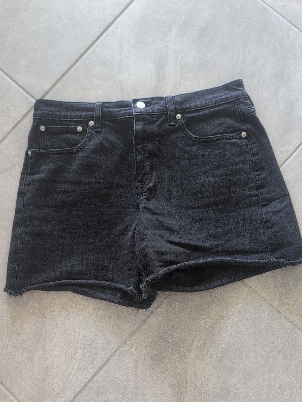 Re-imagoned By J.Crew Black Women's Denim Cutoff Shorts